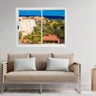 Janela Vitrô de Alumínio 2 Folhas 100 X 150cm Modular Esquadrias Bergamo