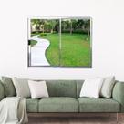Janela Vitrô de Alumínio 2 Folhas 100 X 80cm Linha Modular