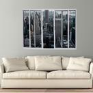 Janela Vitrô de Alumínio 4 Folhas 100 X 150cm Modular Esquadrias Bergamo