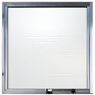 Janela Vitro Max Ar Sem Grade De Aluminio Brilhante 60x60 Com Vidro Mini Boreal Transparente J&C