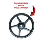 Jante Dianteira Ybr 125 Factor 2004 Liga Leve Preta Nacional Premium Fabreck