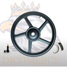 Jante Dianteira Ybr 125 Factor 2004 Liga Leve Preta Nacional Premium Fabreck
