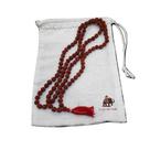 Japa Mala Rudraksha 108 Contas com saquinho (Brinde)