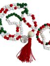 Japamala de Natal 108 Contas Arvore da Vida Com pulseira Japamala de Natal 108 Contas Arvore da Vida Com pulseira