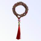 Japamala Olho Grego Vermelho108 Contas em Madeira