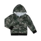 Jaque infantil masculina com capuz camuflada Rovitex