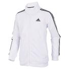 Jaqueta adidas Zip Front Iconic Tricot para meninos Milk White