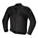 Jaqueta Alpinestars T Jaws V4 Preto Impermeável Motociclista