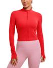 Jaqueta Atlética Cropped CRZ YOGA Butterluxe Vermelha P
