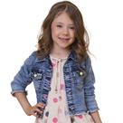 Jaqueta Bebê/Infantil Look Jeans Moletom Jeans