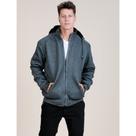 Jaqueta Blusa De Frio Moletom Forrado Com Fone de Ouvido e Capuz Removivel Jaqueta Blusa De Frio Moletom Forrado Com Fone de Ouvido e Capuz Removivel