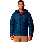 Jaqueta Blusa P Columbia com Capuz Poliéster Masculina Azul