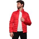 Jaqueta Bobojaco Masculina Puffer Forrada Vermelha