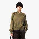 Jaqueta Bomber de Cetim Típico Bordada Oversized