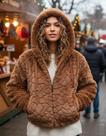 Jaqueta bomber de pele sint. texturizada 40800022