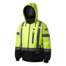Jaqueta Bomber de segurança Pioneer Hi Vis impermeável aquecida para homens