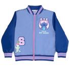Jaqueta Bomber Disney Lilo and Stitch para meninas azul tamanho 10/12