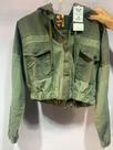Jaqueta Bomber Feminina Cropped
