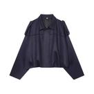 Jaqueta Bomber Feminina De Camurça Manga Longa Com Zíper E Gola Lapela Cropped Estilo Racing High Jaqueta Bomber Feminina De Camurça Manga Longa Com Zíper E Gola Lapela Cropped Estilo Racing High