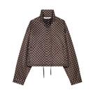 Jaqueta Bomber Feminina Oversized Com Poás, Manga Longa, Zíper, Cropped, Estilo Aviador, plus Size,