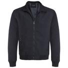 Jaqueta Bomber Masculina Plus Size Enrico Rossi com Zíper Preto e Marinho