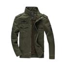 Jaqueta Bomber Militar Masculina - Algodão, Casual, Solta e de Alta Qualidade