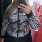 Jaqueta Bomber xadrez