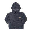 Jaqueta Boucle Peluciada Com Capuz E Zíper Infantil Bebê