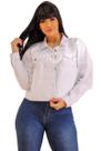 Jaqueta Branca Feminina.- Abafarto