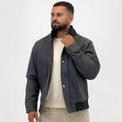 Jaqueta Broken Rules Bomber em Tecido Gola Alta Masculina Jaqueta Broken Rules Bomber em Tecido Gola Alta Masculina