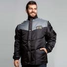Jaqueta California Racing Tradicional Masculina Preta Cinza