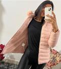 Jaqueta Capuz removível Rosa