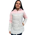 Jaqueta Casaco Feminina Aberta Com Touca Inverno Premium