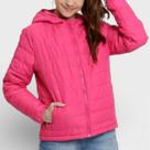 Jaqueta Casaco Infantil Puffer Malwee Kids Rosa Pink