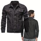 Jaqueta Casaco Jeans Masculina Super Estilosa P ao GG Jaqueta Casaco Jeans Masculina Super Estilosa P ao GG