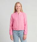 Jaqueta Casaco Juvenil Em Tweed Minty Rosa