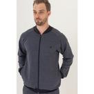 Jaqueta casaco moletom com ziper masculina Jaqueta casaco moletom com ziper masculina