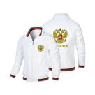 Jaqueta Casual Masculina Com Zíper, Windbreaker Russian Eagle, Outono Inverno 2024, Novo Item Jaqueta Casual Masculina Com Zíper, Windbreaker Russian Eagle, Outono Inverno 2024, Novo Item