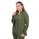 Jaqueta Casual Scrub Pijama Cirúrgico Verde Toque Geladinho Jaqueta Casual Scrub Pijama Cirúrgico Verde Toque Geladinho