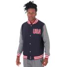 Jaqueta College Moletom Masculina M10 Hoop USA Dark Jaqueta College Moletom Masculina M10 Hoop USA Dark