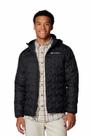 Jaqueta Columbia Down Delta Ridge com Capuz Preto Masculino