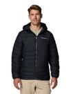 Jaqueta Columbia Masculina Powder Lite II com Capuz Preta