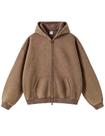 Jaqueta com capuz Arssm Oversize Zip Up Fleece vintage para homens