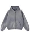 Jaqueta com capuz Arssm Oversize Zip Up Fleece vintage para homens