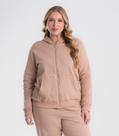 Jaqueta com Capuz em Moletom Secret Glam Marrom Jaqueta com Capuz em Moletom Secret Glam Marrom