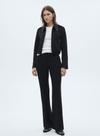 Jaqueta com detalhes de tachas mango