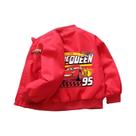 Jaqueta Com Zíper Disney Pixar Cars Lightning McQueen Para Bebês Meninos, Casaco Corta-vento Casual
