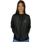Jaqueta Corta Vento Feminino Preto WSS Brasil Flower