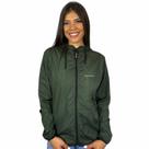 Jaqueta Corta Vento Feminino Verde Militar WSS Brasil Futebol