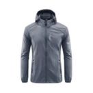 Jaqueta Corta-Vento Masculina Com Capuz, Secagem Rápida, Proteção UV UPF 50+, Para Esportes Ao Ar